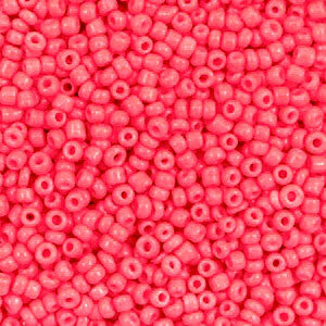 Rocailles Neon coral red 12/0 (2mm)