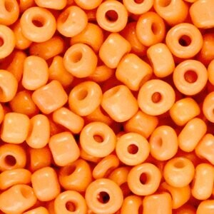Rocailles Neon orange 6/0 (4mm)