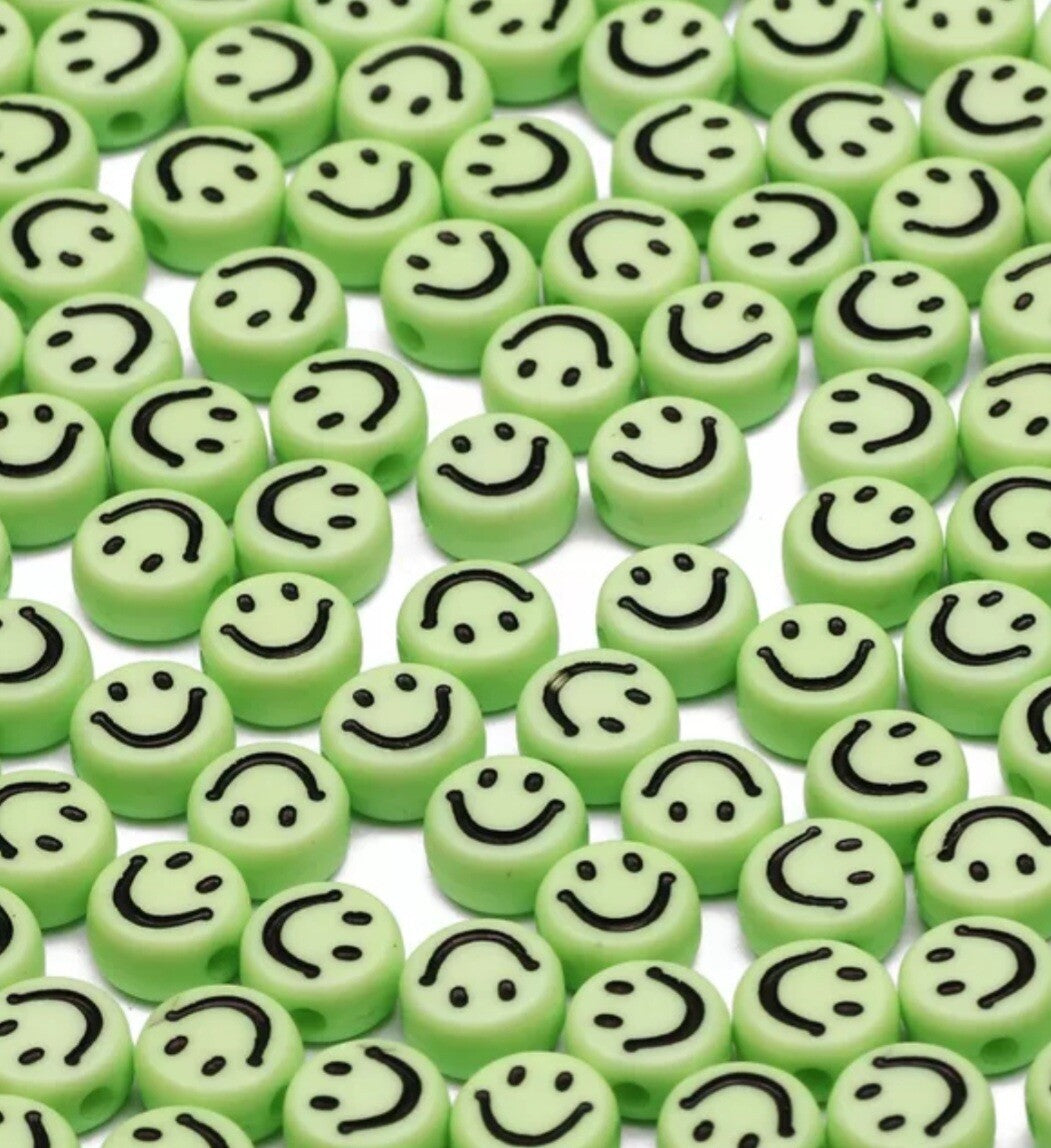 Smiley kraal groen