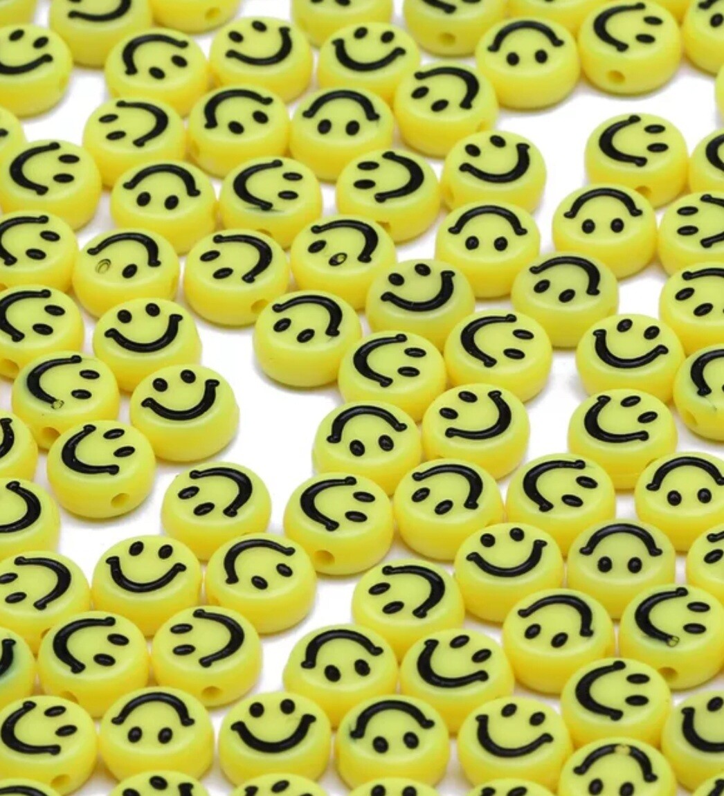 Smiley kraal geel