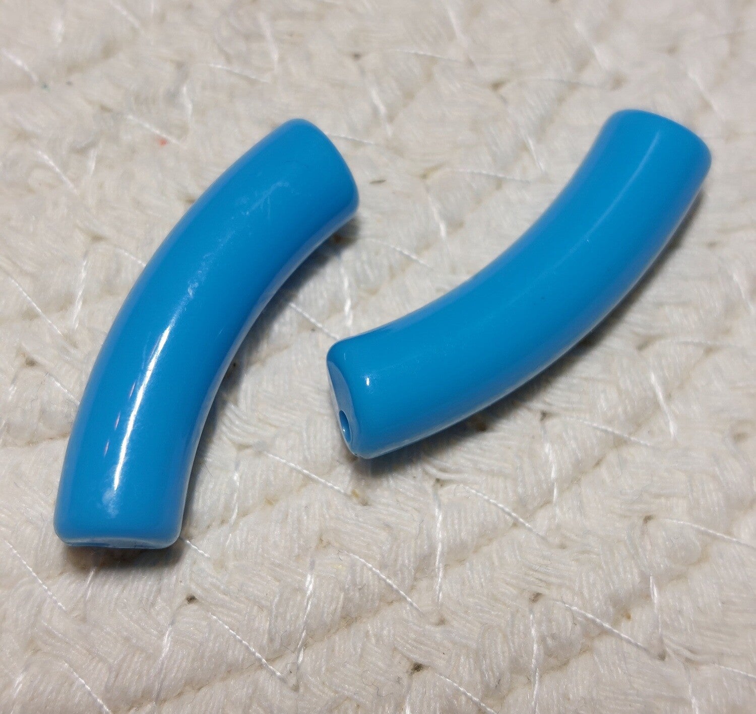 Tube kraal Licht blauw