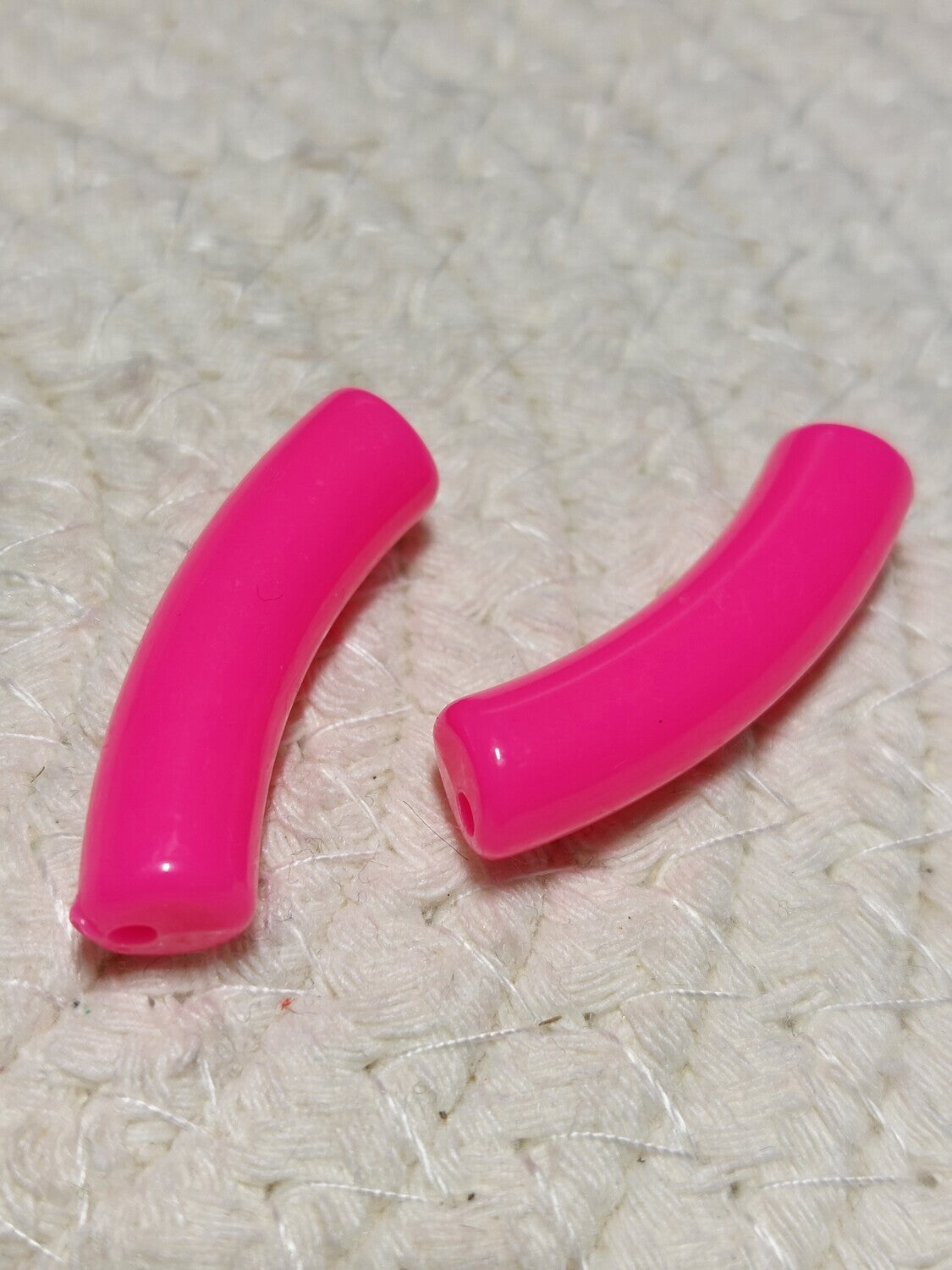 Tube kraal Neon roze