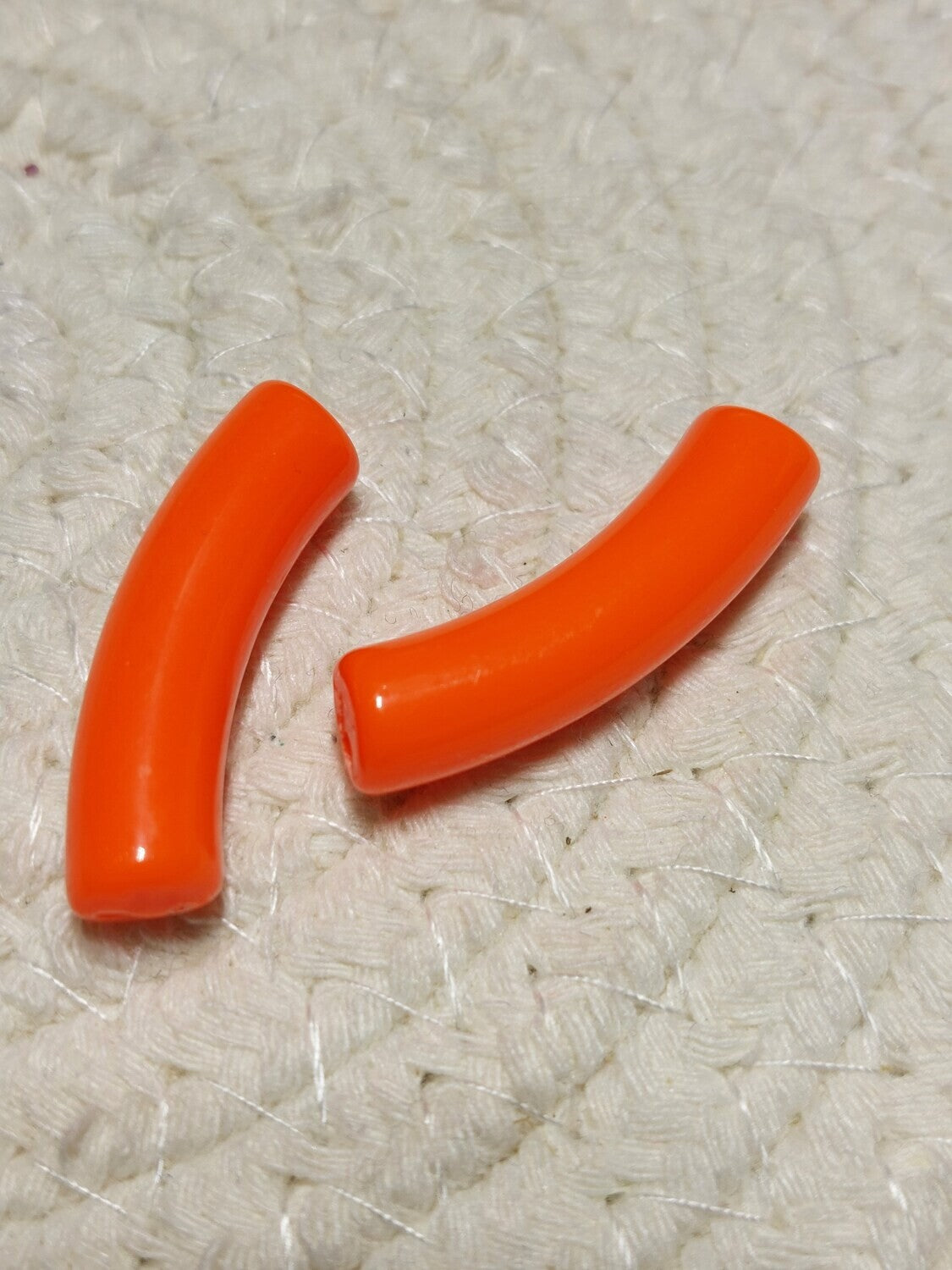 Tube kraal Neon oranje