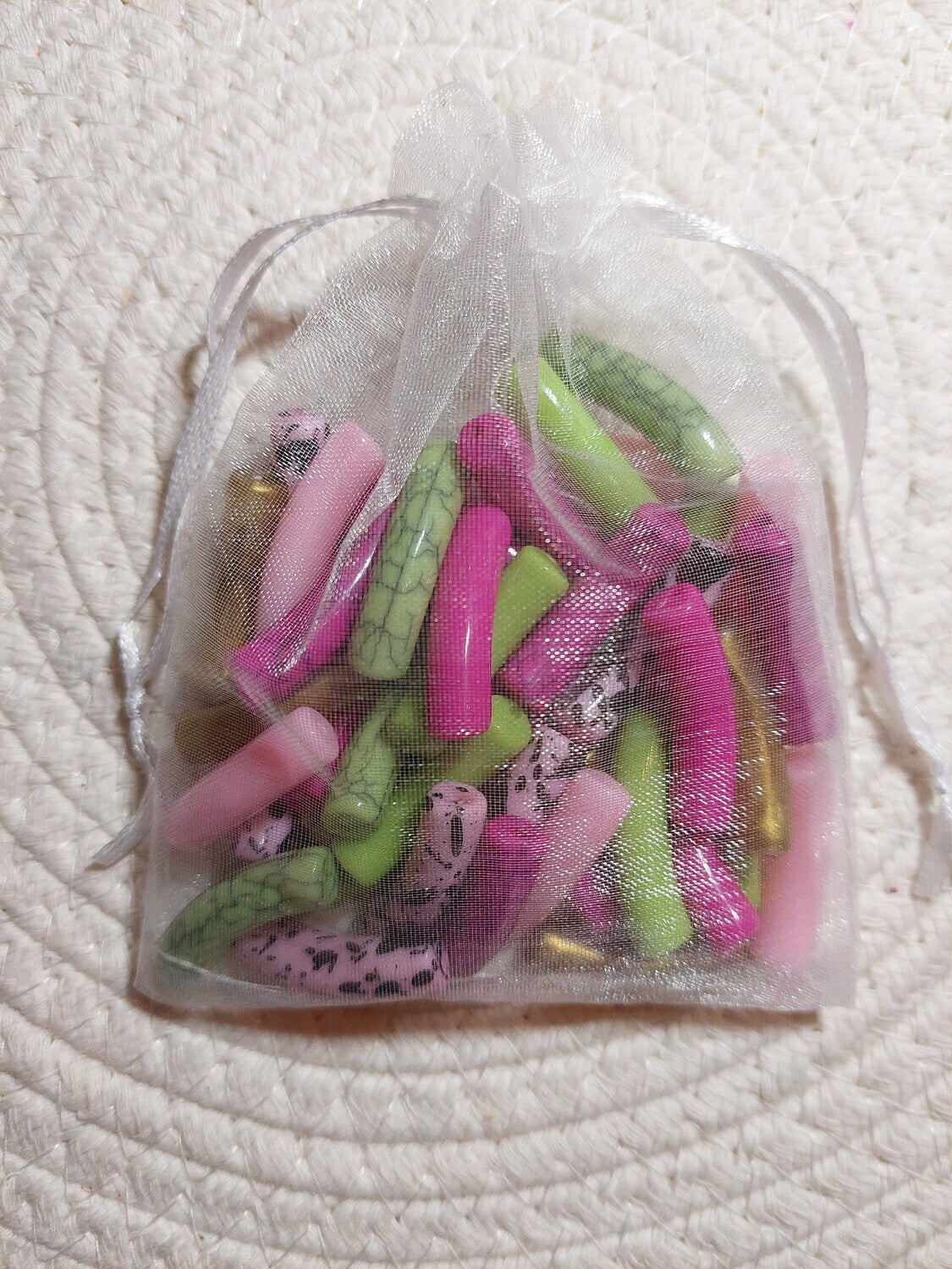 Mix roze/groen