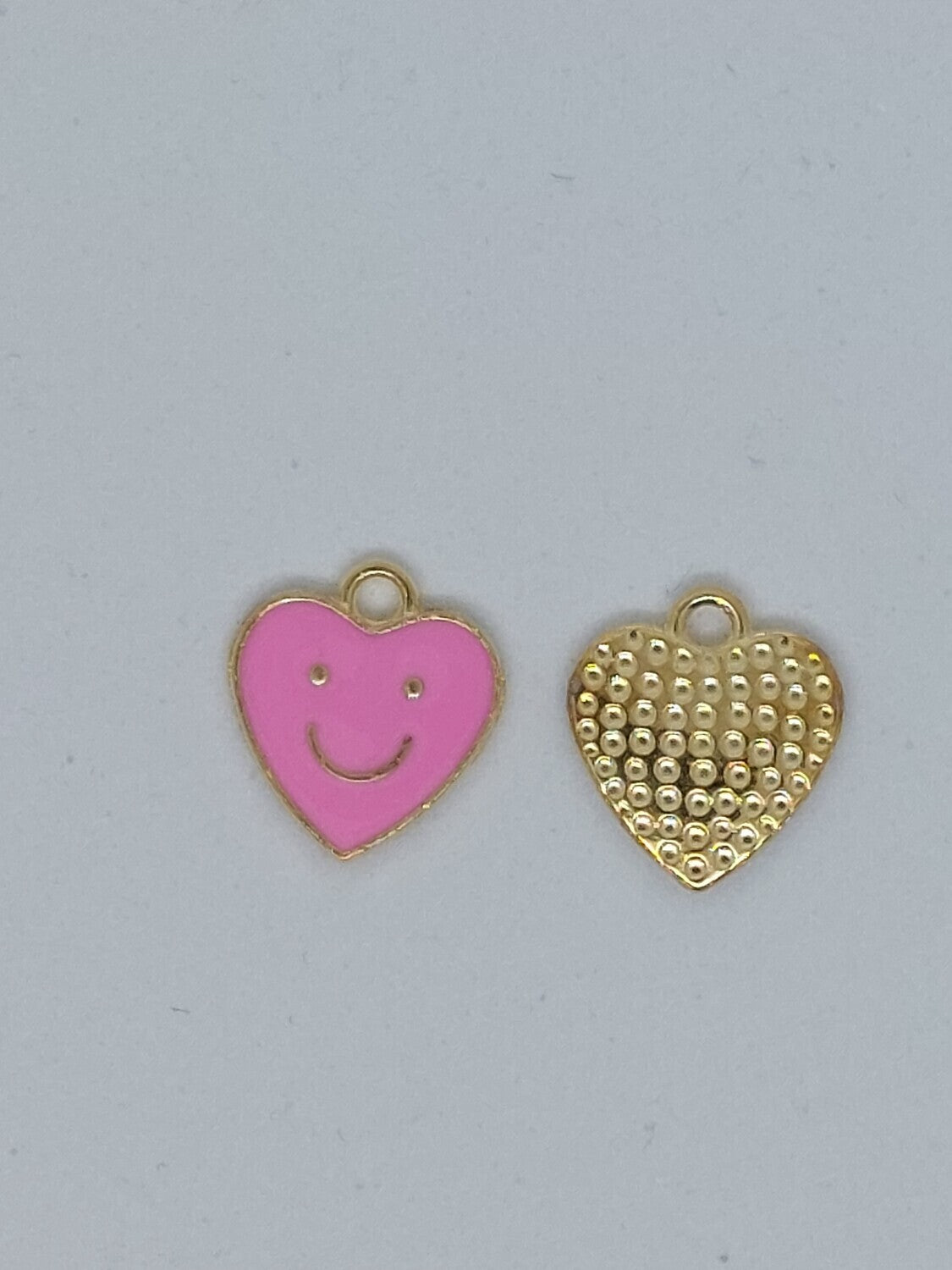 Bedel smiley hartje roze