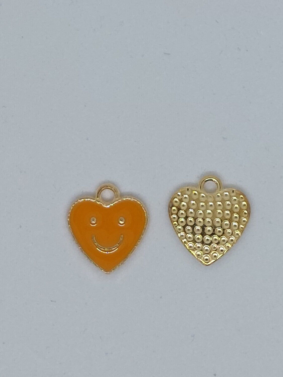 Bedel smiley hartje oranje