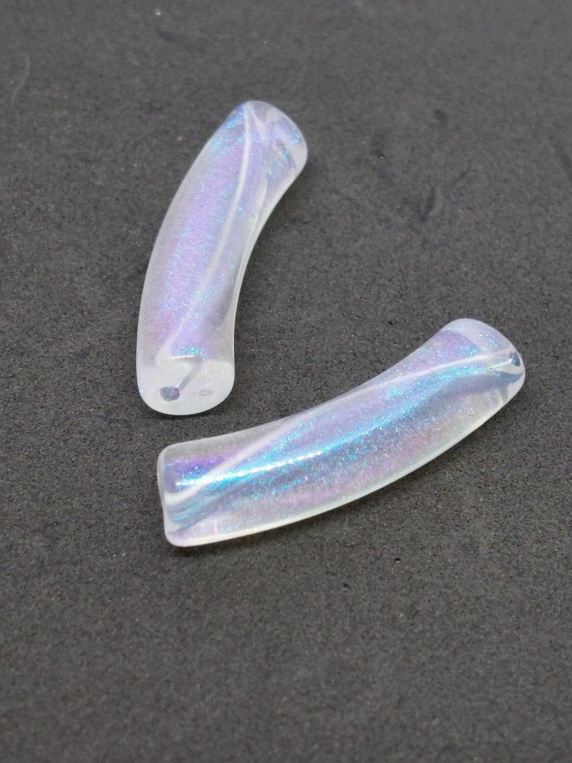 Tube kraal glitter poeder