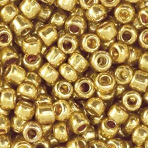 Rocailles Metallic shine gold 6/0 (4mm)