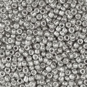 Rocailles Metallic shine silver 12/0 (2mm)