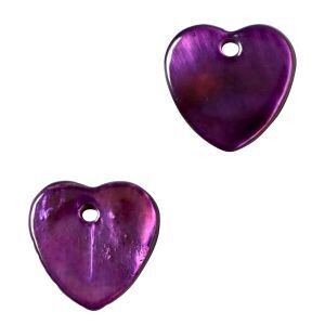 Hanger hart dark purple