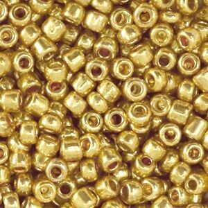 Rocailles Metallic shine gold 8/0 (3mm)