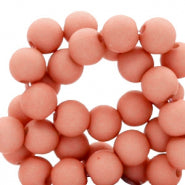 Palmetto pink Acryl kralen 6mm