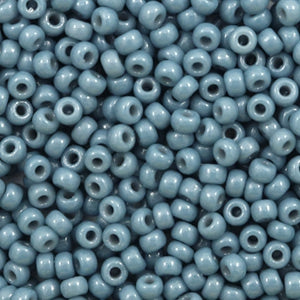Miyuki rocailles Duracoat opaque bayberry blue 8-4482 8/0 (3mm)