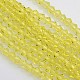 Bicone kraal Yellow 4mm