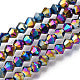 Bicone metalic Multi-color 4mm