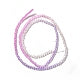 Facet kraal Hot Pink 2mm