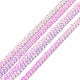 Facet kraal Hot Pink 2mm