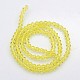 Bicone kraal Yellow 4mm