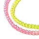 Facet kraal Pearl Pink 2mm