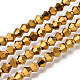 Bicone goud/brons 4mm