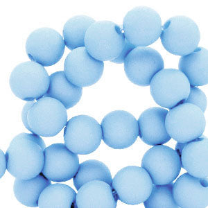 Light blue 4 mm acryl kralen