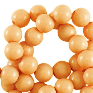 Shiny Orange Acryl kraal 14mm
