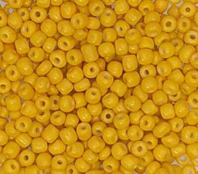 Rocailles geel 6/0 (4mm)