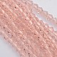 Bicone kraal Pink 4mm