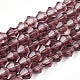 Bicone kraal Purple 4mm