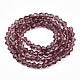 Bicone kraal Purple 4mm