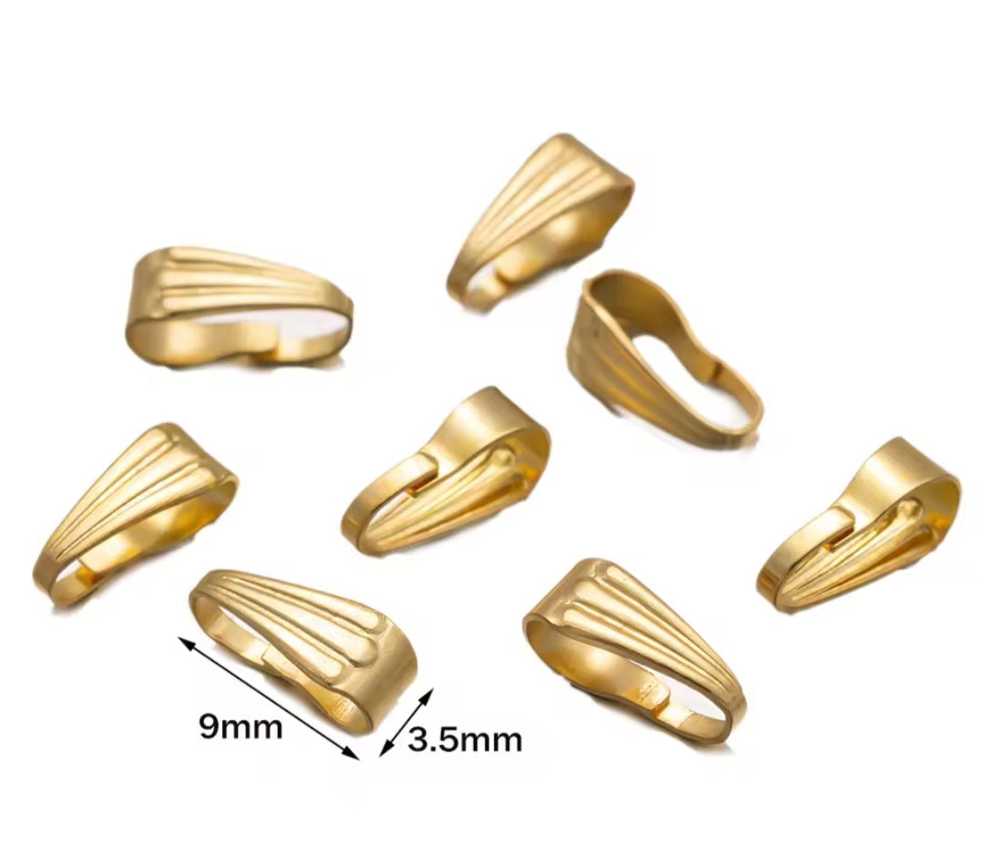 Bail hanger goud (RVS)