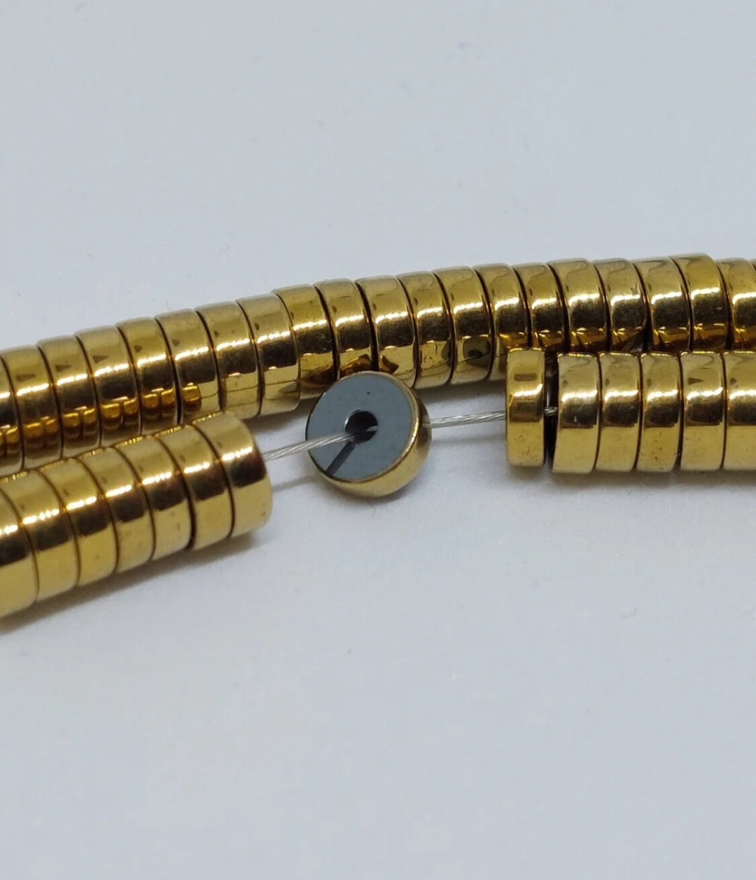 Spacer goudkleurig 4mm