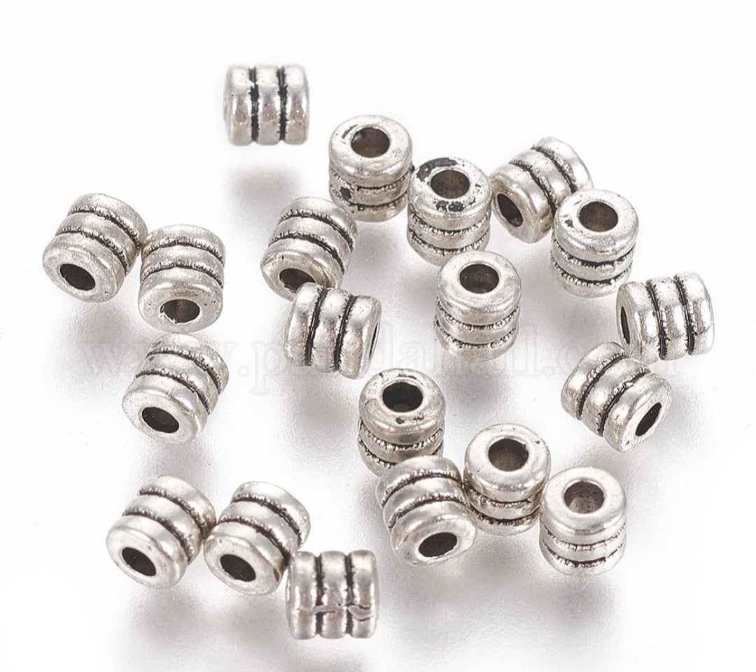 Spacer tripple zilverkleurig