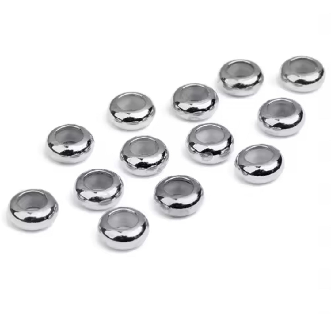 Stopper zilver 10 mm