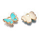 Bedel vlinder turquoise